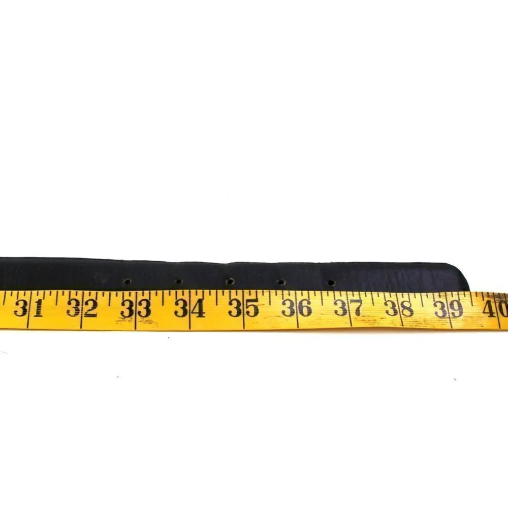 Reed St. James BLACK GENUINE LEATHER 1 1/8